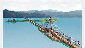 [충북]대청호에 ‘뜨는 다리’ 만든다