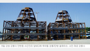 [강원]강릉 해저 테마공원 철제어초 2기 투하