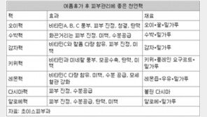 [헬스&뷰티]지친 피부 생기 회복엔… “먹지 말고 바르세요~”