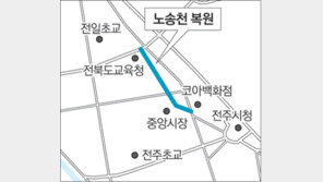 [전북]노송천, ‘전주의 청계천’으로