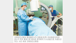 [헬스&뷰티/주목, 이 병원]고려대안산병원 통증클리닉