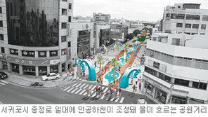 [제주]서귀포 중정로 ‘인공하천’