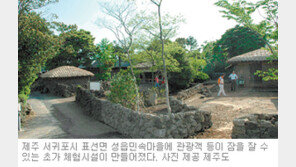 [제주]제주 전통 초가서 ‘푸근한 하룻밤’ 어때요?
