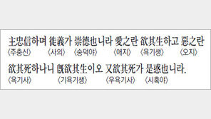 [한자 이야기]<695>主忠信하며 徙義가 崇德也니라 愛之란…