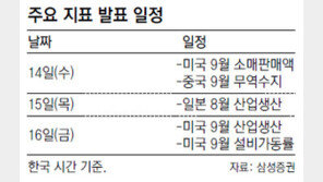 [This Week]美기업 예상외 실적 발표땐 증시 출렁일수도