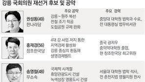 [강원]10·28 재·보선 후보 공약/강원 강릉