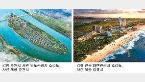 [강원]춘천 고슴도치섬 - 강릉 연곡해변 관광지 조성