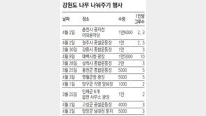 [강원]강원도 “묘목 11만 그루 무료로 나눠줍니다”