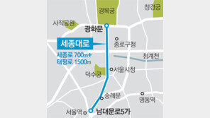 [수도권]세종로+태평로→‘세종大路’로 바뀐다