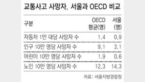 [수도권]서울 교통사고 사망자 41% 감소