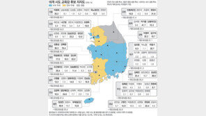 [여론조사]교육감, 보수 11곳 - 진보 3곳 우세… 무응답 최대 61% ‘안갯속’