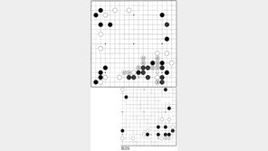[바둑]제54회 국수전…백, 냉소를 머금다