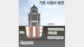 [수도권]서울시청사 공중에 띄운 채 지하개발