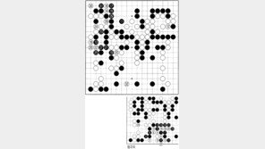 [바둑]제54회 국수전…백의 역공
