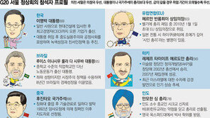 [그래픽으로 본 G20]G20 서울 정상회의 참석자 프로필