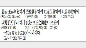 [한자 이야기]<1052>詩云王赫斯怒하사 爰整其旅하여…