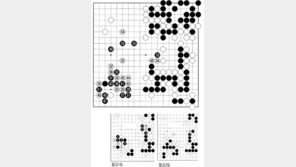 [바둑]제54회 국수전… 흑, 백진으로 뛰어들다