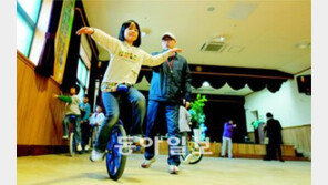 [수도권]외발자전거, 허리 쭉 펴주고 살 쪽 빼주고