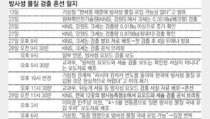 [일본發 방사능 공포]정부, 방사성물질 놓고 혼선… 국민 불안 증폭