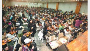 [수도권]서울 금천구 주민오케스트라 내일 구청 뒤 야외무대서 공연