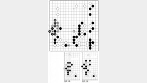 [바둑]제54회 국수전…중앙의 갈라침