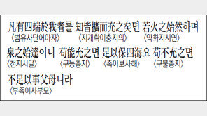 [한자 이야기]<1188>凡有四端於我者를…