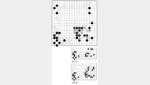 [바둑]제55회 국수전… 흑 11, 거센 반격