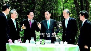 청와대에 모인 5부 요인들