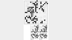 [바둑]제55회 국수전… 백 142, 144가 좋은 수순