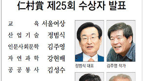 [알립니다]仁村賞 제25회 수상자 발표