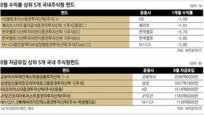 [Money&Life]펀드로 몰리는 돈 돈 돈… 수익률은 역시 가치주펀드!