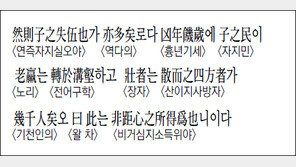 [한자 이야기]<1235>然則子之失伍也가…
