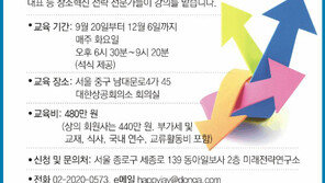 [알립니다]‘창조혁신 CEO 아카데미’ 제4기 교육과정 개설