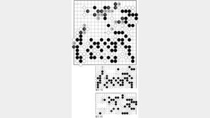 [바둑]제55회 국수전…흑 129로 끼우는 수가 맥점