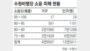 [수도권]전투기 굉음, 주민 갈라놓다