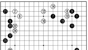 [바둑]제55회 국수전…백 16은 놓칠 수 없는 자리