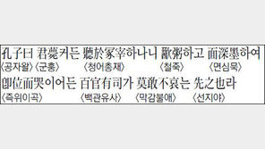 [한자 이야기]<1302>孔子曰君薨커든 청어총재하나니 철죽하고…