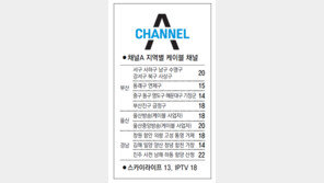[부산/경남]채널A 지역별 케이블 채널