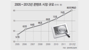 문화산업 공격 투자… 내년 시장규모 80조 원 전망