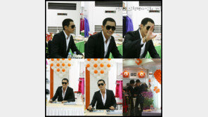 팬사인회 맞아? ‘반삭머리’ 박시후, 조폭패션