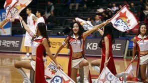 [포토] 치어리더, ‘오리온스의 승리를 믿어요’