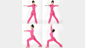 [최경아 교수의 6색 요가<마지막회>] 골프채를 역기 삼아 으샤