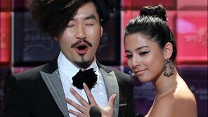 [포토] 노홍철, 제시카고메즈 기습 포옹에 ‘계탔네’