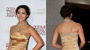 [포토]  ‘MBC 연기대상’ 이유리, 男心 사로잡는 반전뒤태