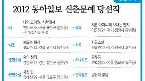 [알립니다]2012 동아일보 신춘문예 당선작