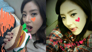 손담비, 샌드위치 보다 작은 얼굴 ‘소두인증’