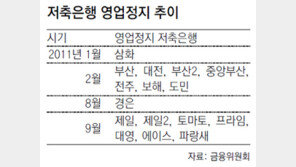 “일부 저축은행 추가 영업정지 검토”