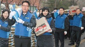 정지선 회장 ‘쌀 나누기 봉사’