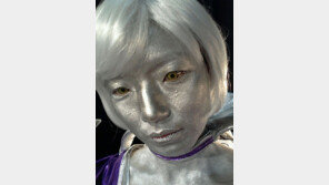 안영미, 외계인 분장 ‘노란 눈+은색 피부’ 경악!