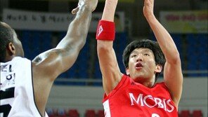 [포토] 양동근, ‘몸 비틀어 슛’